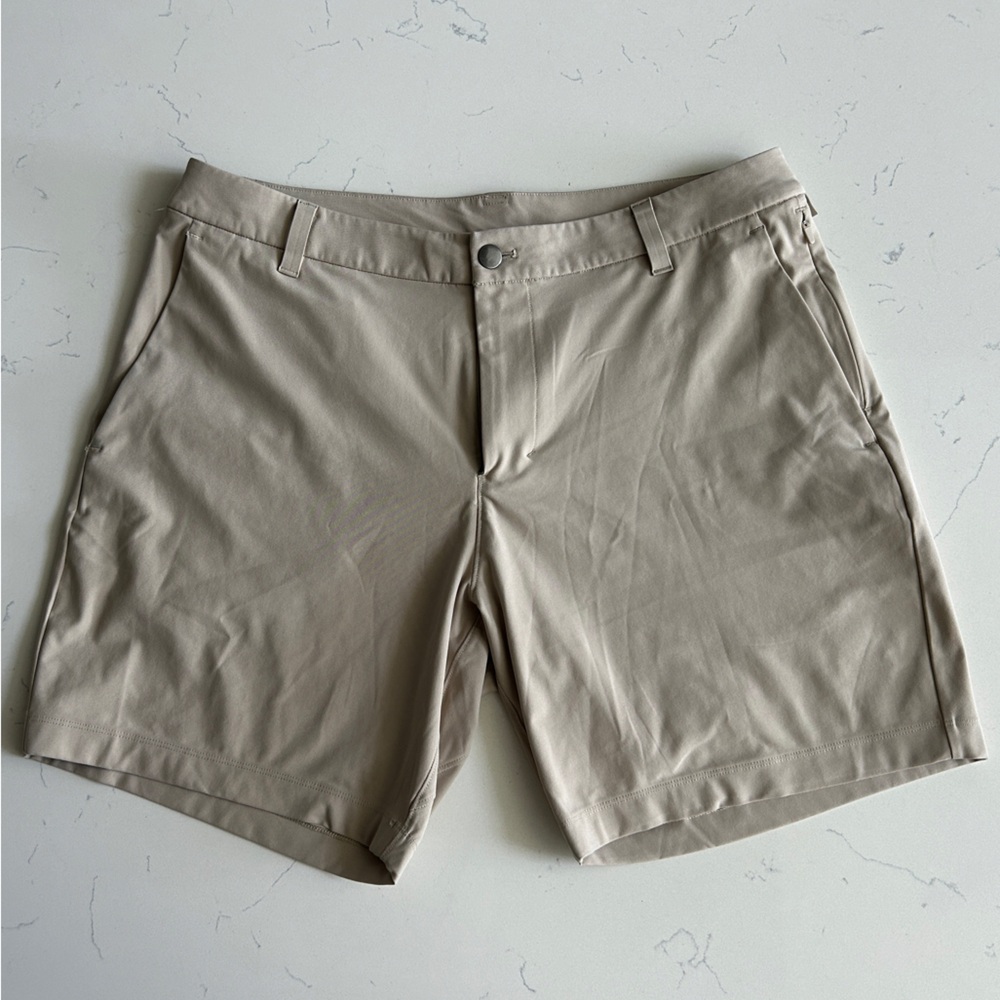 Lululemon Athletica Khaki Dress Shorts